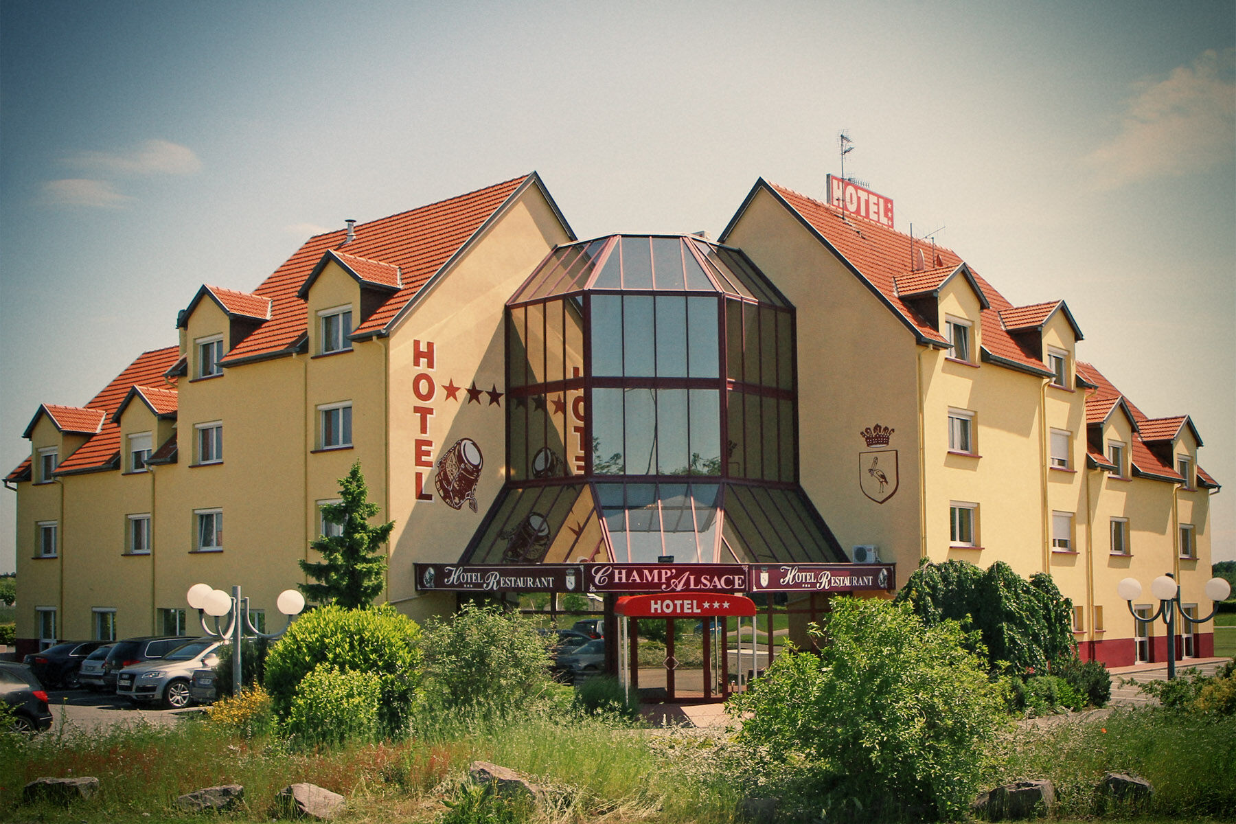 Hotel Restaurant Champ Alsace 阿格诺 外观 照片